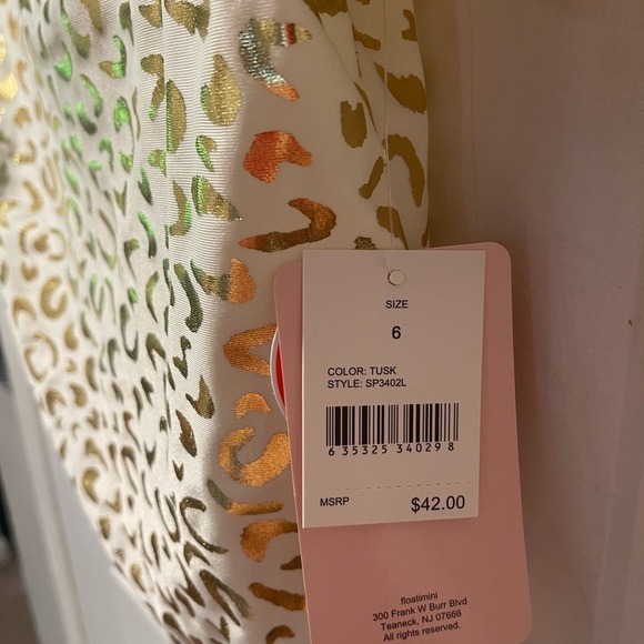 Floatimini Metallic Leopard Print Swimsuit - Picture 5 of 9